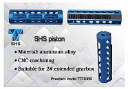 ПОРШЕНЬ полнозубый 19 зубьев Aluminum  SHS для SR-25/SVD TT0089 (SHS)
