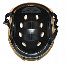 Шлем защитный OPS-CORE Fast carbon реплика серо-зелёный