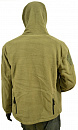 Куртка флис с капюшоном оливк. р-р M (3009)