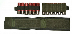 Подсумок для 12 патронов 12 калибра с 2-мя съемными кассетами оливк. П-12П-12К-о