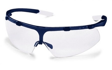 очки открытые uvex Супер Фит; линза: HC-AF, прозрачная, 2-1,2; оправа: синяя