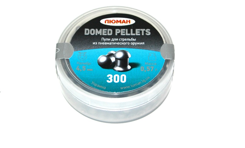 Пуля пневм. "Domed pellets", 0,57 г. 4,5 мм (300 шт.) 