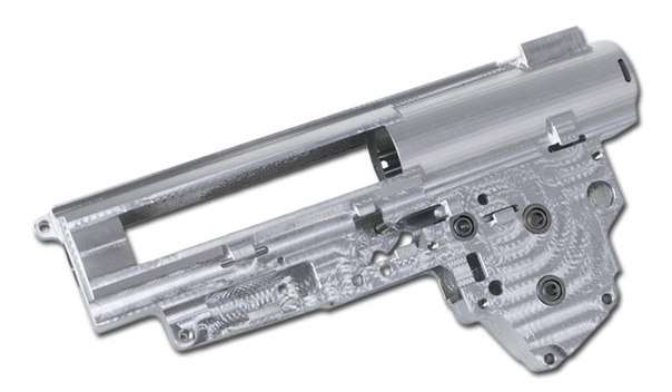 Корпус гирбокса 3 версии алюминиевый фрезерованный с подшипниками 9мм BX0002-9 (SHS)