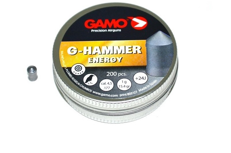 Пуля пневм. "Gamo G-Hammer", кал. 4,5 мм, 1 гр (15,4 гран) (200 шт.)