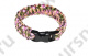 Паракорд bracelet with buckle, pink 3002C2