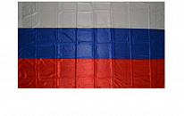 Флаг Россия без герба-сетка, без древка 90х145