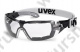 очки открытые uvex Феос Гард; линза: Суправижн Экстрим, прозрачная, 2С-1,2;черно-серая