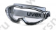 очки закрытые uvex Ультрасоник; линза: HC-AF, прозрачная, 2-1,2; обтюратор:серо-черный