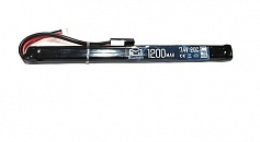 АКБ BlueMAX 7.4V Lipo 1200mAh 20C slim AK stick 11,5х17х185mm АК-серия под крышку