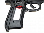 Пистолет пневм. Beretta M92 Standard (чёрн.) CO2 WE-043CB (WE)