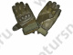 Перчатки тактические кожаные со вставкой 2 застёжки rep-211 olive (L)