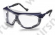 очки открытые uvex СкайгардNT; линза: HC-AF, прозрачная, 2-1,2; оправа:сине-серая, обтюратор термопластик