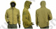 Куртка флис с капюшоном оливк. р-р XL (3009)