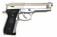 Пистолет пневм. Beretta M92 хром g.gas (WE)