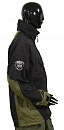 Куртка д/с с капюшоном  р.XXL  726 черн/оливк. арт. 1971 (3009)