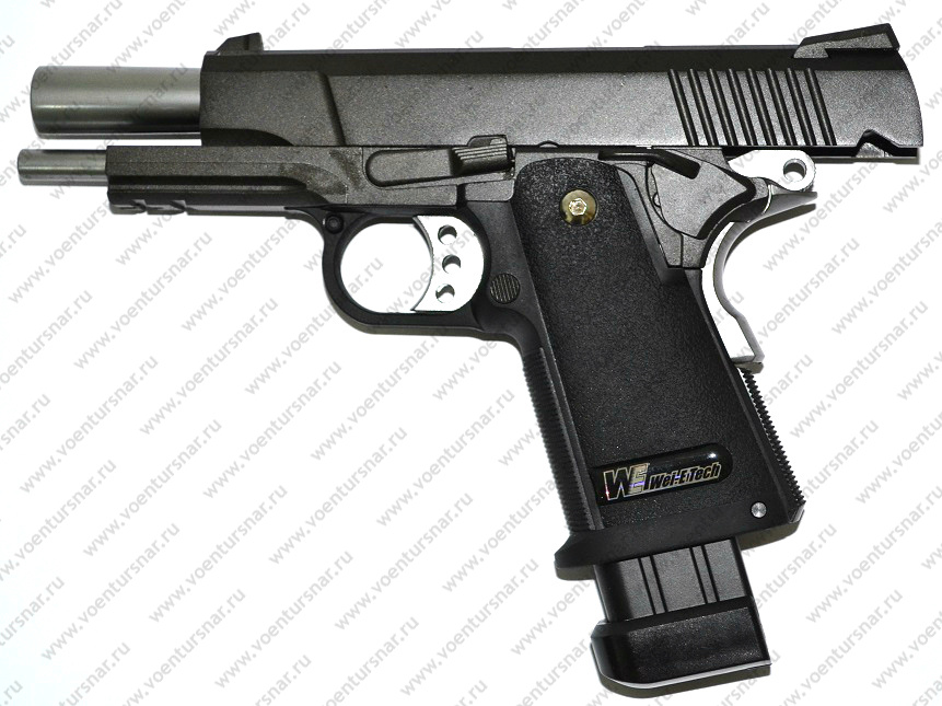 Пистолет пневм. Colt M1911 Hi-Capa 4.3 S-Version (чёрн.) CO2 WE-018CB (WE)