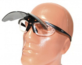 Очки защитные в жёстком чехле со сменными стеклами под диоптрии Daisy C1 (реплика)