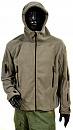 Куртка флис с капюшоном серый р-р XL (3009)
