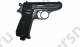 Пистолет пневм. Walther PPK/S (черный с черн. рукояткой)