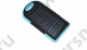 Портативное зарядное устройство Power Bank 28000mAh + солнечная батарея черно-синий А52