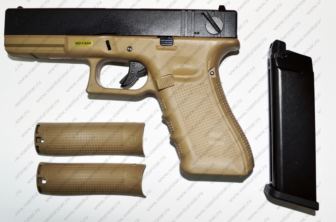 Пистолет пневм. Glock 18B (тан.) ген.4 WE-G002B-Т (WE)