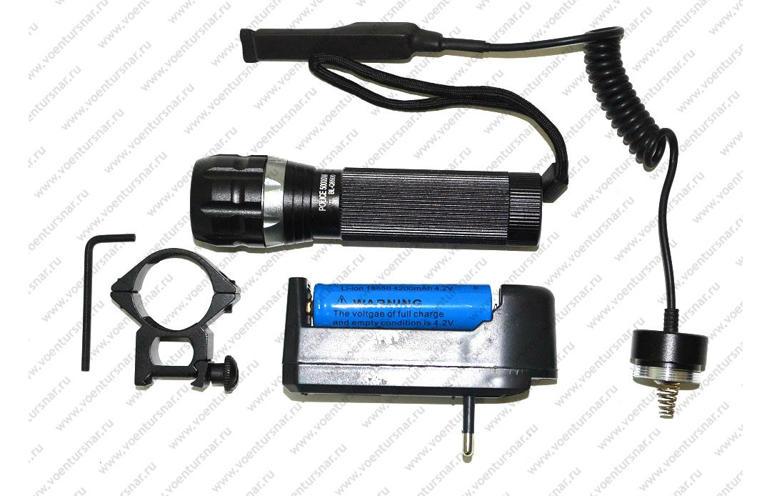 Фонарь аккумуляторный светодиодный BL-Q8500 с зумом  (11)