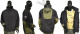 Куртка д/с с капюшоном  р.XXL  726 черн/оливк. арт. 1971 (3009)