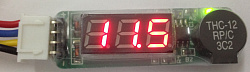 Индикатор разряда аккумулятора с дисплеем (LiPo) F35003 (FIREFOX)