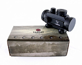 Коллиматор Target Optic 1x30 закрытого типа на Weaver, подсветка точка ТО-1-30 